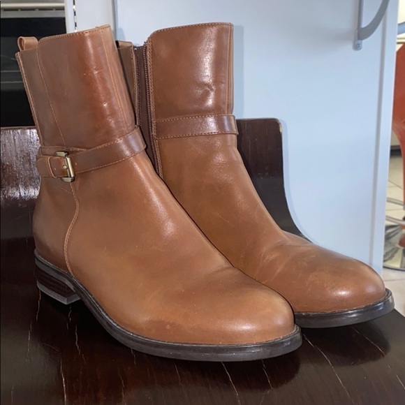 Blondo Volly Waterproof Brown Leather Ankle boots Sz 6 - Picture 4 of 16